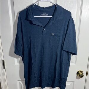 Vineyard Vines Men's Blue Edgartown Polo Shirt Sz XL